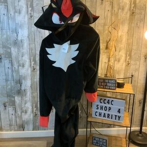 Men's Black and Red Costume